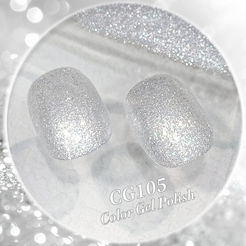 Silver Glitter Gel Polish CG105 10ml Gel Nail Polish BORN PRETTY 