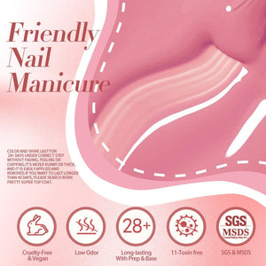 Pink Series Color Gel Polish 10ml Gel Nail Polish BORN PRETTY 