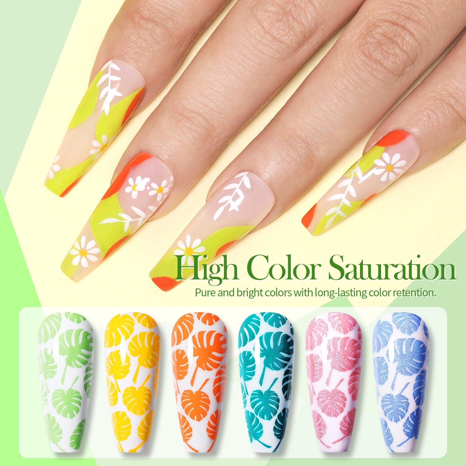 24 Colors Spring Summer Nail Stamping Polish Set #02 10ml Nail Polish BORN PRETTY 