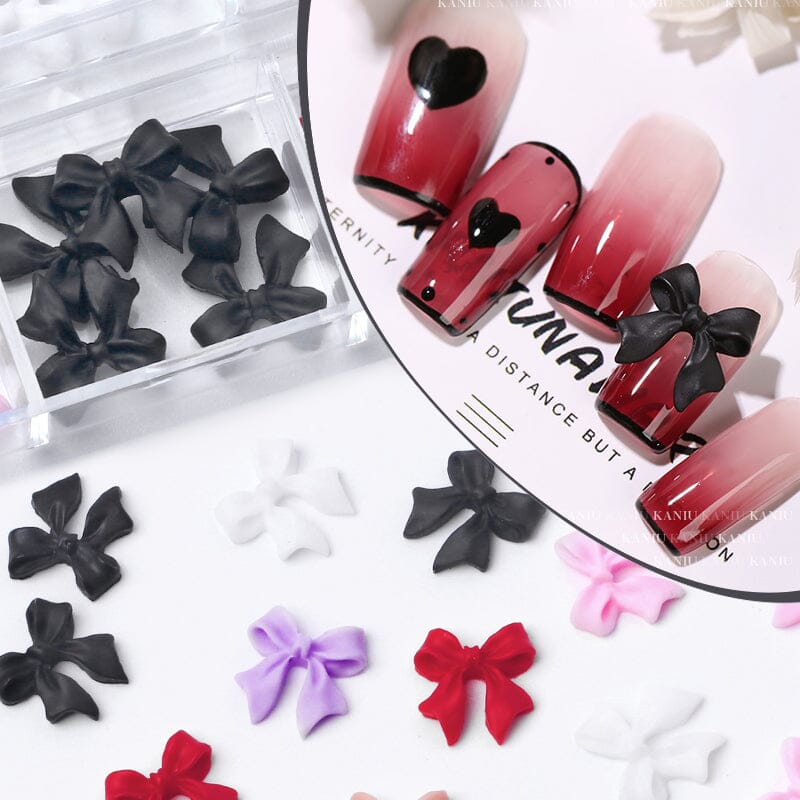 6 Grids Mixed Colors Bowknot #01 Nail Art No Brand 