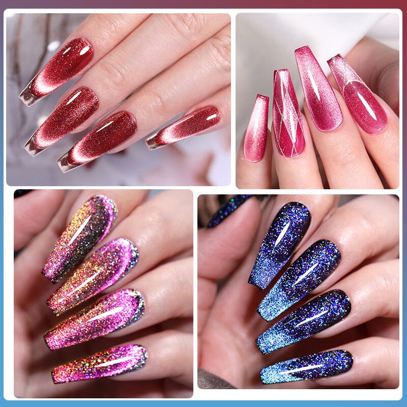6 Colors Cat Magnetic Gel Set #34 7ml Gel Nail Polish UR SUGAR 