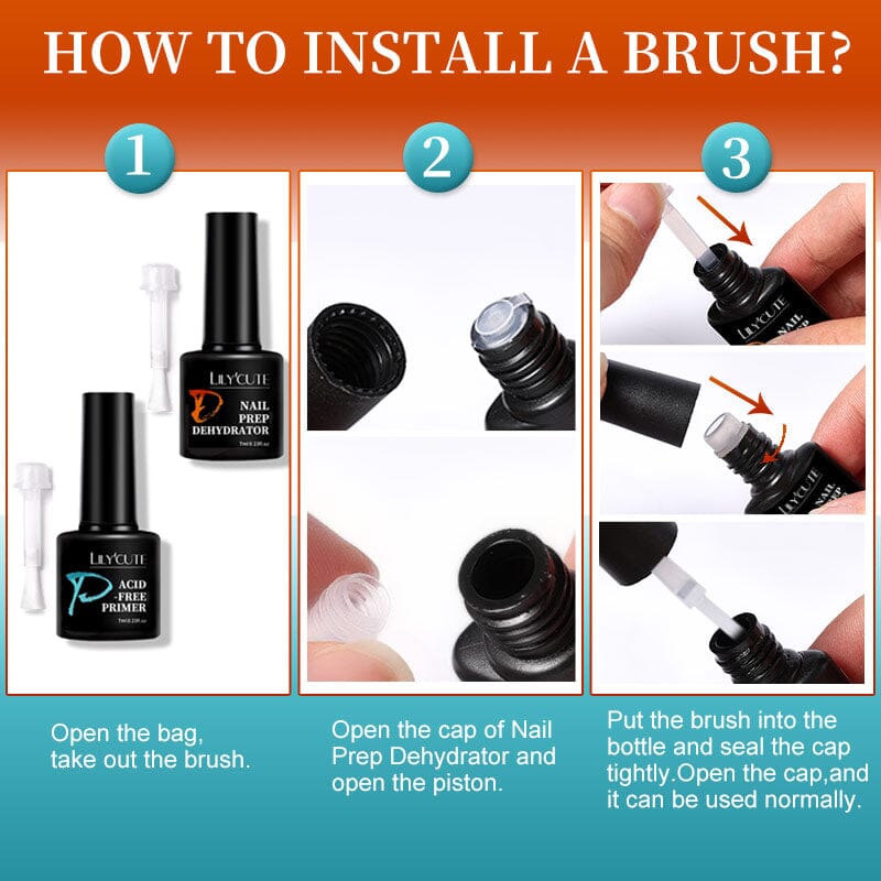Nail Primer Prep Dehydrator 7ml Nail Care LILYCUTE 