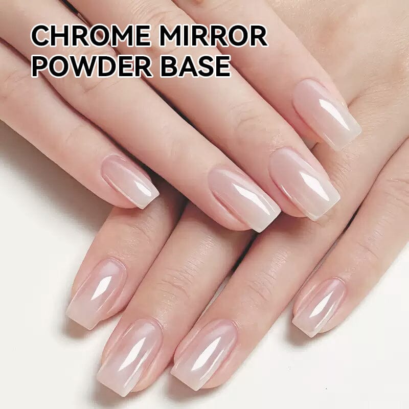 Chrome Mirror Powder Base Gel 10ml Gel Nail Polish BORN PRETTY 