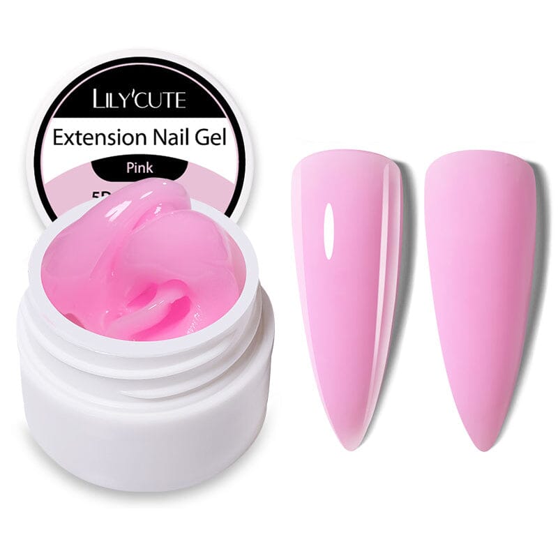Pink Non Stick Hand 5D Sculpting Extension Gel 8ml Extension Nail Gel LILYCUTE 