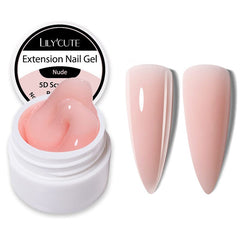 Nude Non Stick Hand 5D Sculpting Extension Gel 8ml Extension Nail Gel LILYCUTE 