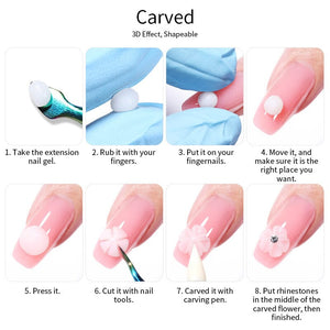 Non Stick Hand Extension Nail Gel 8ml Extension Nail Gel LILYCUTE 