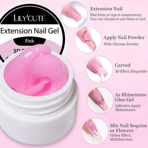 Non Stick Hand Extension Nail Gel 8ml Extension Nail Gel LILYCUTE 