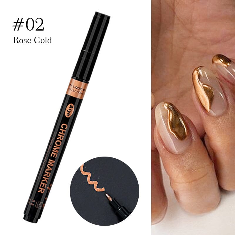 Metallic Nail Polish Painting Pen Tools & Accessories No Brand 