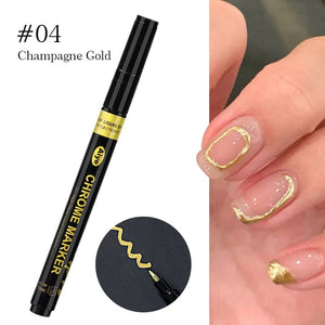 Metallic Nail Polish Painting Pen Tools & Accessories No Brand 