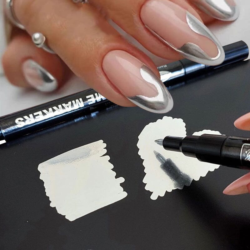 Metallic Nail Polish Painting Pen Tools & Accessories No Brand 
