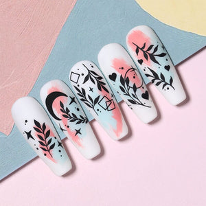 Stamping Plate NICOLE DIARY-X014 Nail Art NICOLE DIARY 