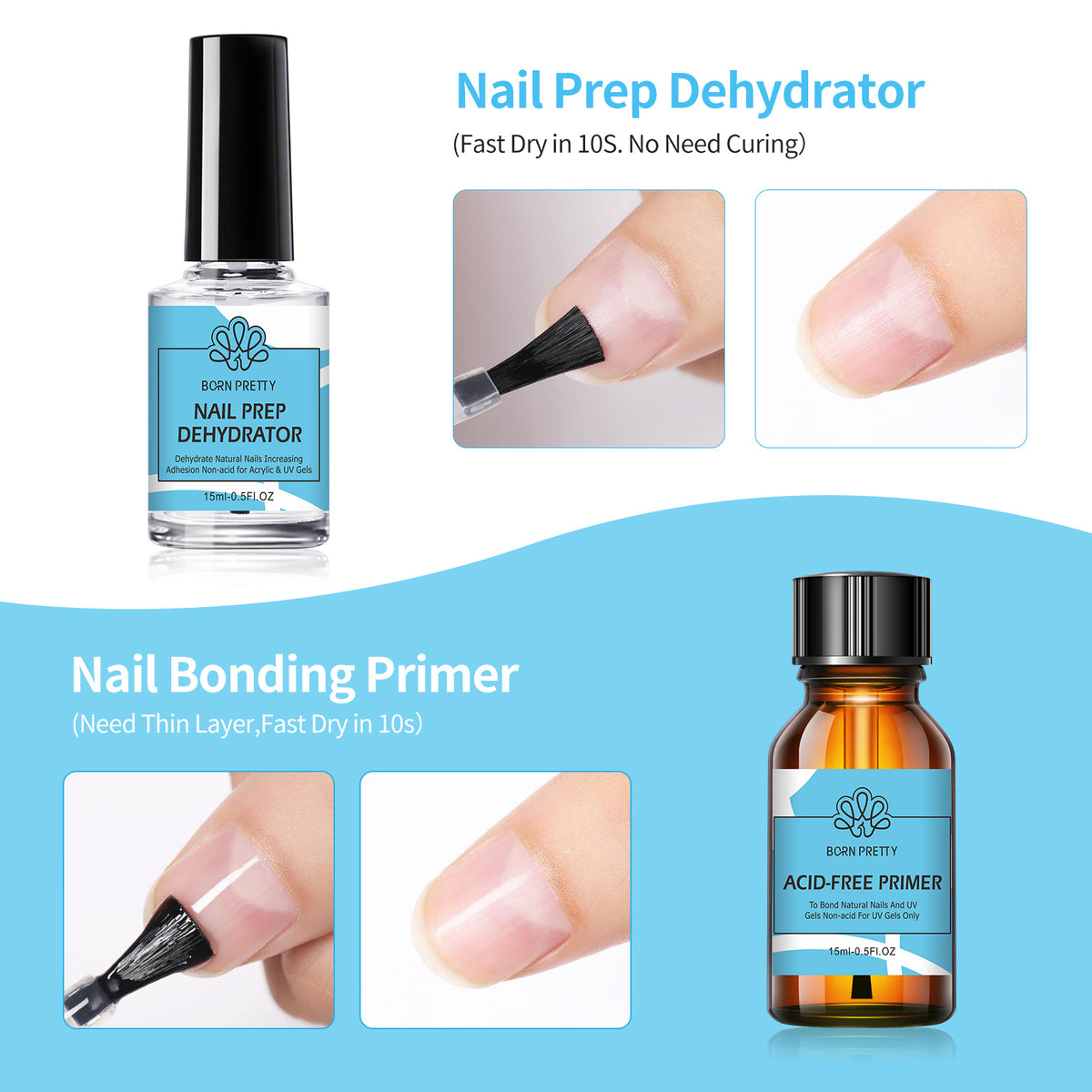 5 Bottles Functional Gel Nail Kit