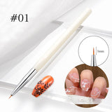 Liner Nail Brush 5/7/9/11/13/15mm Tools & Accessories No Brand 5mm 