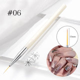 Liner Nail Brush 5/7/9/11/13/15mm Tools & Accessories No Brand 15mm 