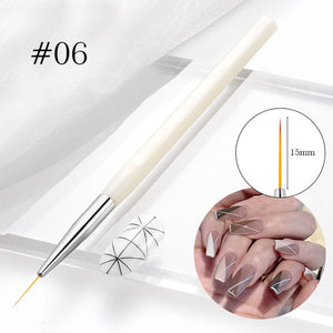 Liner Nail Brush 5/7/9/11/13/15mm Tools & Accessories No Brand 15mm 