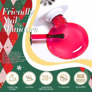Red Jelly Gel Polish JN85 10ml Gel Nail Polish BORN PRETTY 