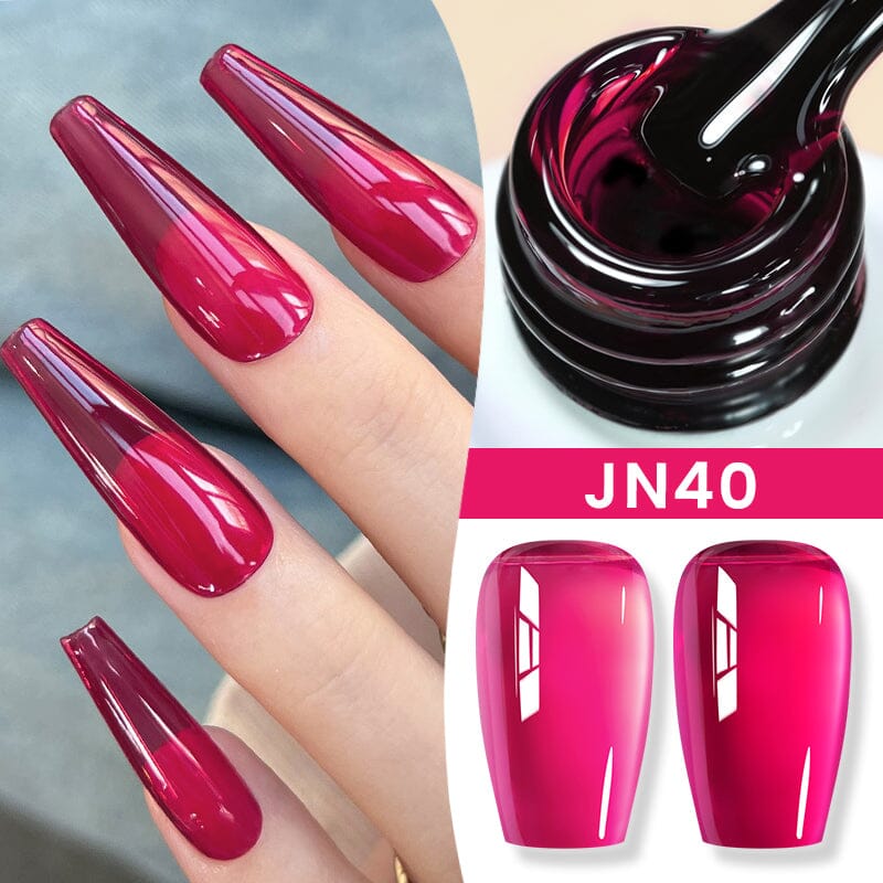 Jelly Nude Gel Polish 10ml (JN01-JN50) Gel Nail Polish BORN PRETTY JN40 