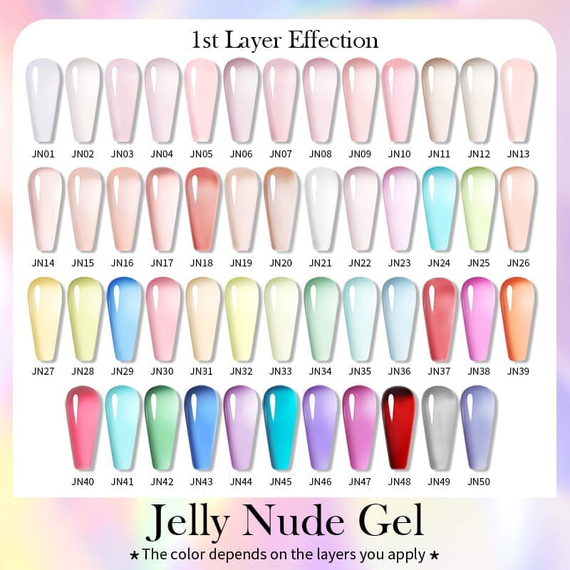 Jelly Nude Gel JN20 10ml Gel Nail Polish BORN PRETTY 
