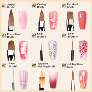 Gradient Painting Brush #08 Tools & Accessories BORN PRETTY 