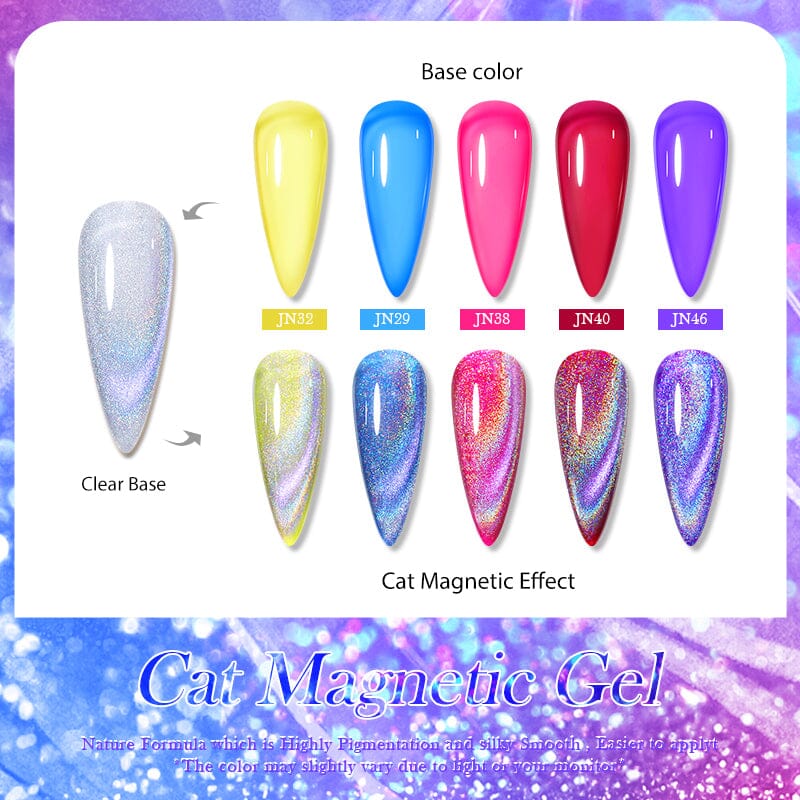 Cat Magnetic Gel MY110 Omnipotent 10ml Gel Nail Polish BORN PRETTY 