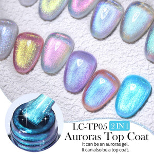 Auroras Top Coat LC-TP06 7ml Base & Top Coat LILYCUTE 