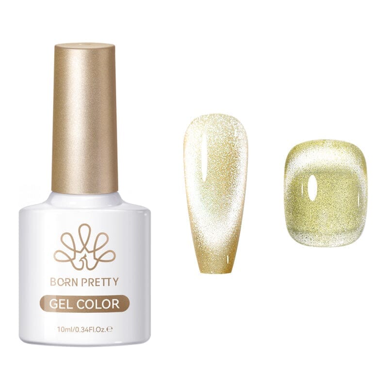 Crystal Cat Magnetic Gel MY317 Sea Blue 10ml Gel Nail Polish BORN PRETTY 
