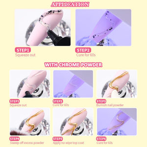 5D Solid Pudding Gel Black 10ml Gel Nail Polish LILYCUTE 