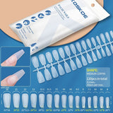 120pcs Medium Coffin Matte Soft Gel Tips False Nails 08 Nail Tips KOSKOE 