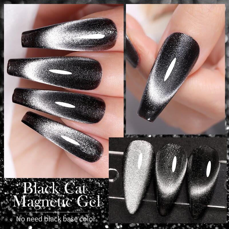 Black Cat Magnetic Gel Polish 7ml Gel Nail Polish LILYCUTE 