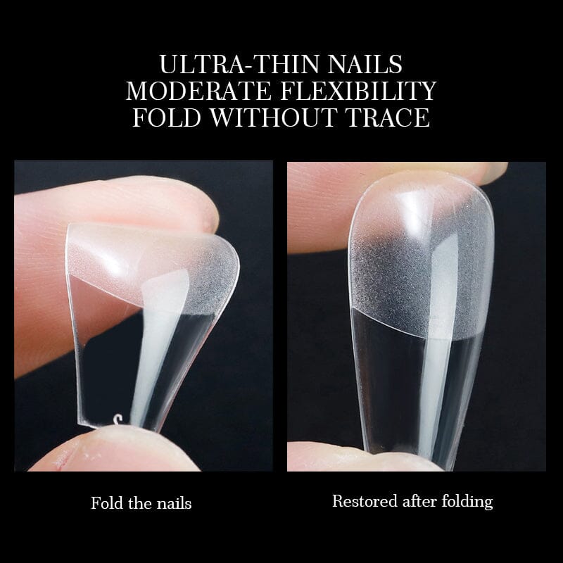 120pcs Almond Semi-frosted False Nail Tips Nail Tips No Brand 