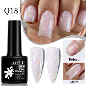3 In 1 Quick Extension Nail Gel 7ml Extension Nail Gel LILYCUTE LC-Q18 