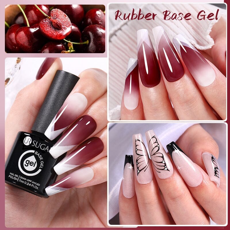 Rubber Base Gel 7ml Base & Top Coat UR SUGAR 