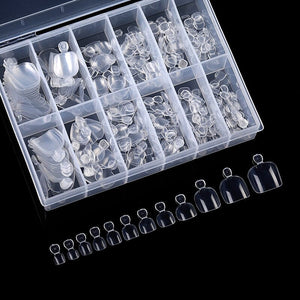 240pcs Clear Toenail False Nail Tips Nail Tips No Brand 