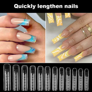 60pcs #05 Extension Gel Mold Tips Nail Tips No Brand 
