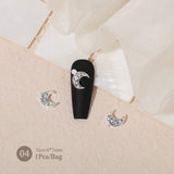 Butterfly Heart Metal Rhinestones Pearl Nail Decoration Nail Decoration No Brand 04 