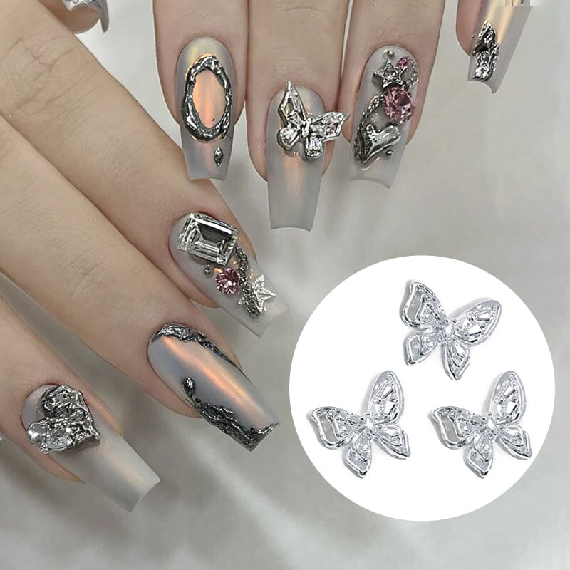 Butterfly Opal Alloy Nail Decoration 04 Nail Art BORN PRETTY 