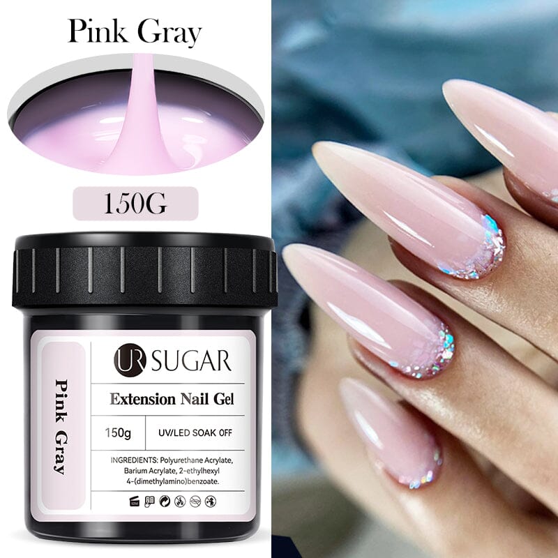 Extension Nail Gel 150g Extension Nail Gel UR SUGAR Pink Gray 