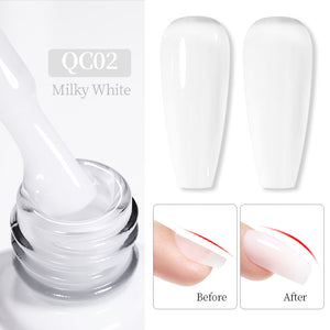 Milky White Quick Construction Nagel Gel QC02 10ml