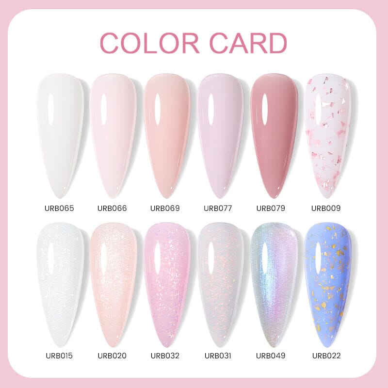 Rubber Base Gel URB079 30ml Base & Top Coat UR SUGAR 