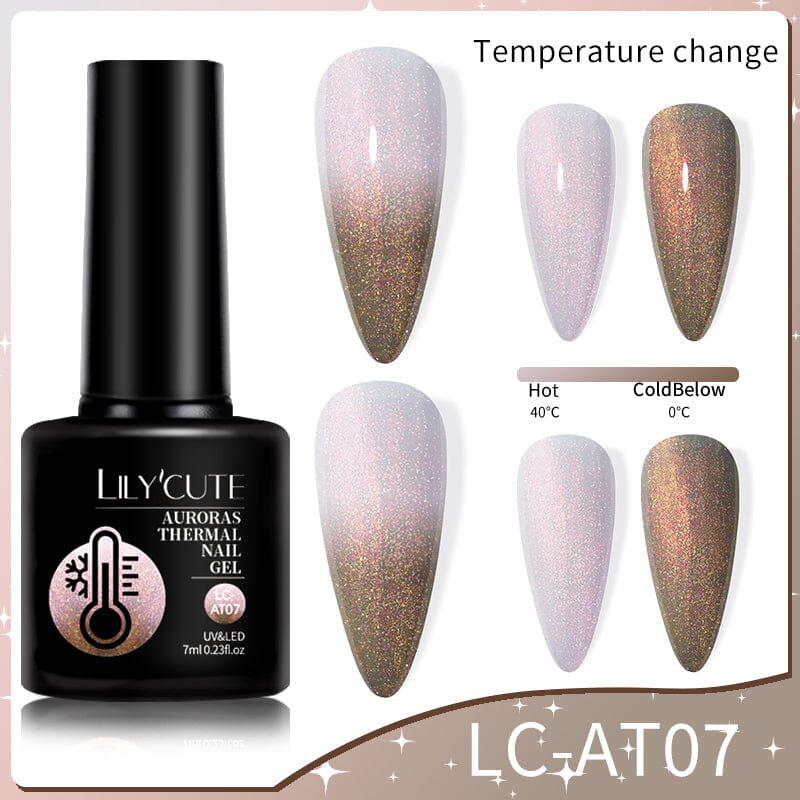 Auroras Thermal Nail Gel 7ml Gel Nail Polish LILYCUTE LC-AT07 