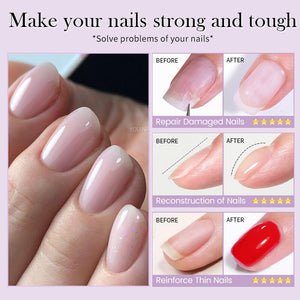 Fiber Rubber Base Gel 7ml Base & Top Coat UR SUGAR 