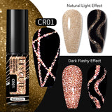 Colorful Reflective Line Gel 5ml Gel Nail Polish LILYCUTE CR01 