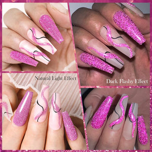 Colorful Reflective Line Gel 5ml Gel Nail Polish LILYCUTE 