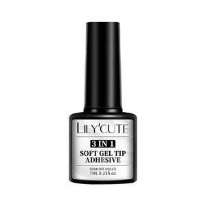 3 In 1 Soft Gel Nail Tips Gel 7ml Gel Nail Polish LILYCUTE 