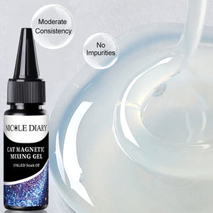 Cat Magnetic Mixing Gel 30ml Gel Nail Polish NICOLE DIARY 