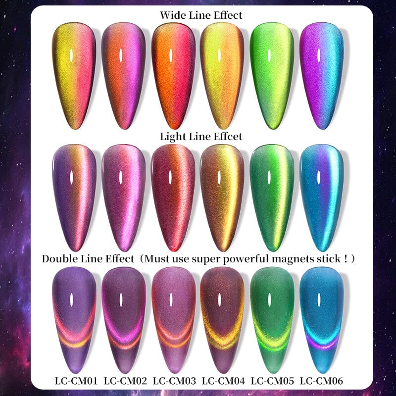 Colorful Cat Magnetic Gel LC-CM01 7ml Gel Nail Polish LILYCUTE 