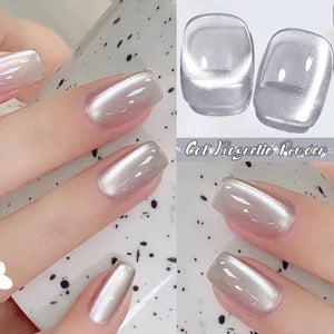 White Cat Magnetic Powder NDM007 Nail Art NICOLE DIARY 