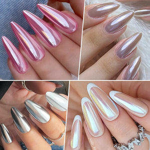 White Cat Magnetic Powder NDM007 Nail Art NICOLE DIARY 