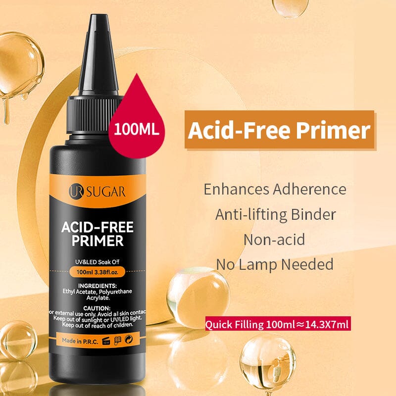 Nail Prep Dehydrator Primer 100ml Base & Top Coat UR SUGAR 