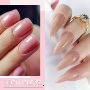 6 Colors Extension Nail Gel Starter Kit Flexible Rose 15ml Extension Nail Gel UR SUGAR 
